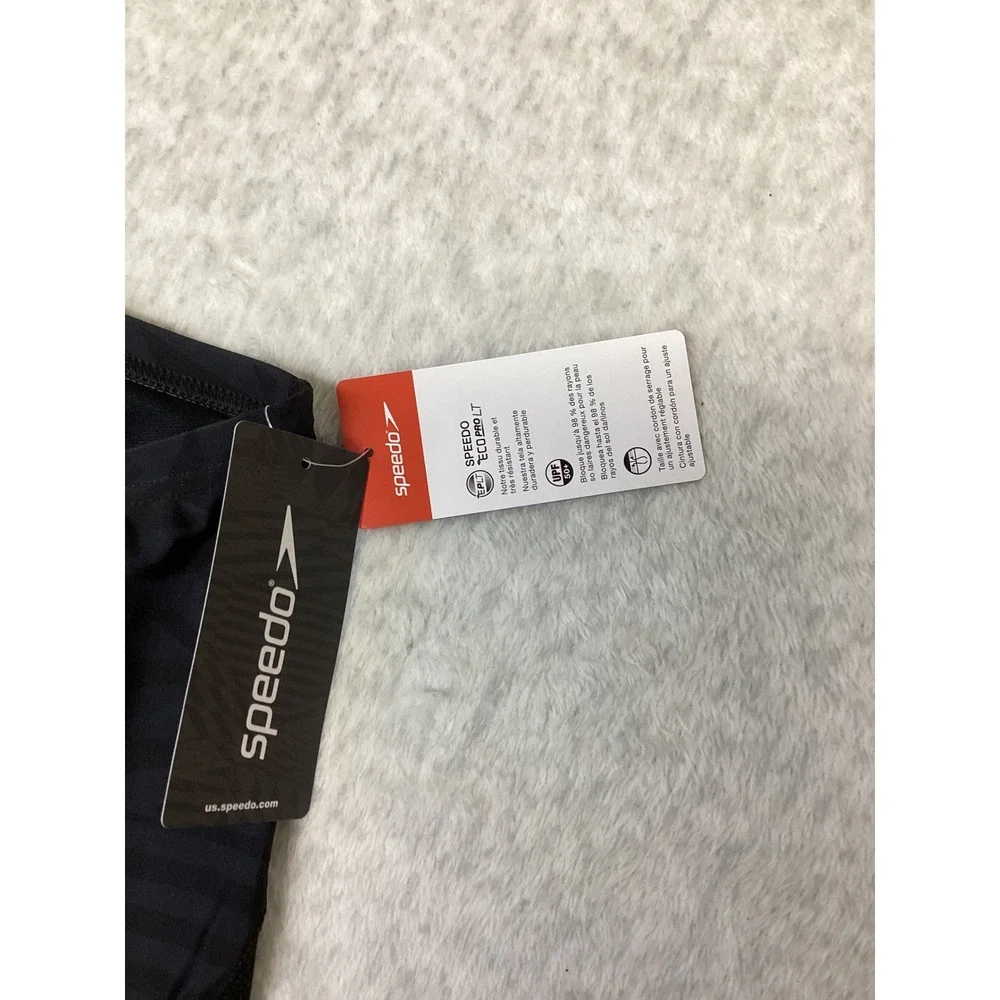 Speedo Mens Pro LT Eco Jammer Swim Shorts Deep Storm Anthracite 32 800412200334